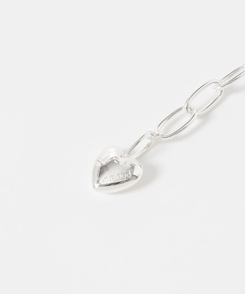 URBAN RESEARCH ROSSO（アーバンリサーチロッソ）の「in mood　PEARL MELT HEART BRACELET（ブレスレット・レディース・SV・Free）」の6枚目の写真
