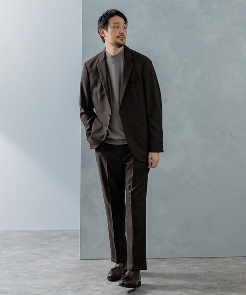 URBAN RESEARCH DOORS(アーバンリサーチドアーズ)の「LIFE STYLE TAILOR ウールライクツイルコンフォータブルジャケット(テーラードジャケット・メンズ・KHAKI/NAVY/BROWN・S/M/L/XL)」の11枚目の写真