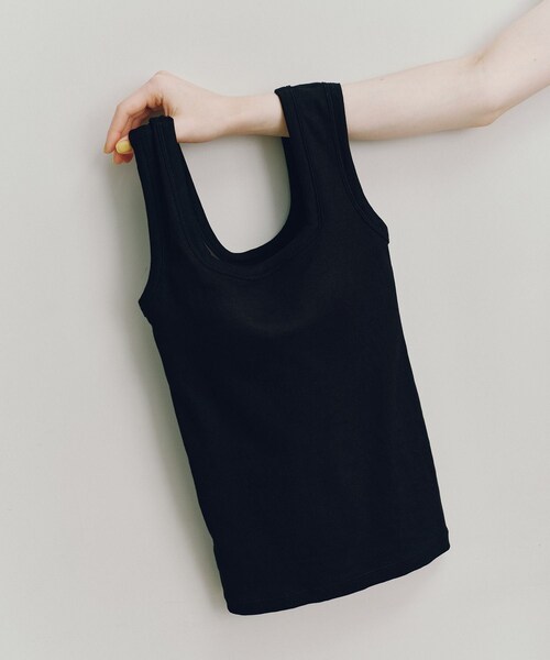 ADAM ET ROPE'(アダムエロペ)の「【OUR WACOAL×ADAM ET ROPE'】ベアテレコタンクトップ(タンクトップ・レディース・ブラック/ホワイト/ブラウン・L/M/S)」の9枚目の写真