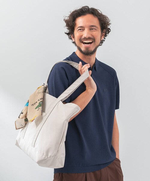 URBAN RESEARCH Sonny Label（アーバンリサーチサニーレーベル）の「OOPS　トートバッグ（トートバッグ・メンズ・Lt.BEIGE/NAVY/BLK・one）」の13枚目の写真