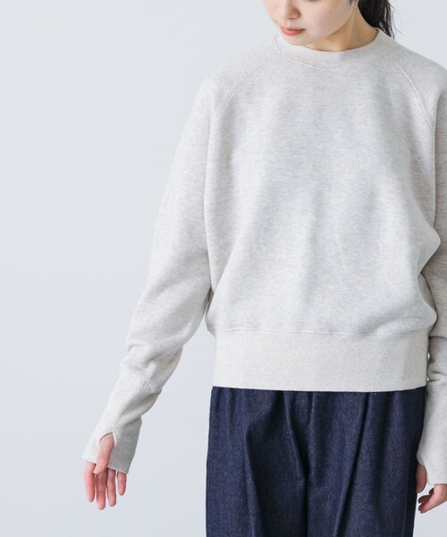 かぐれ（カグレ）の「コットンリヨセルショートプルオーバー（Tシャツ/カットソー・レディース・L/GRAY/NAVY/CHARCOAL・Free）」の22枚目の写真