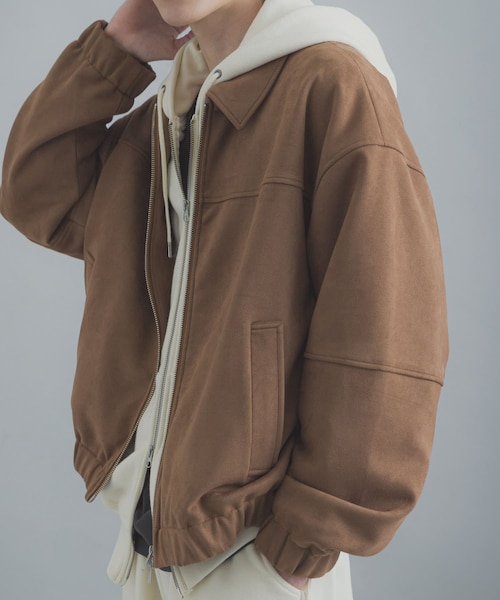 SENSE OF PLACE by URBAN RESEARCH（センスオブプレイスバイアーバンリサーチ）の「F/S ZIPブルゾン（ブルゾン・メンズ・BLACK/BEIGE/KHAKI・M/L）」の2枚目の写真