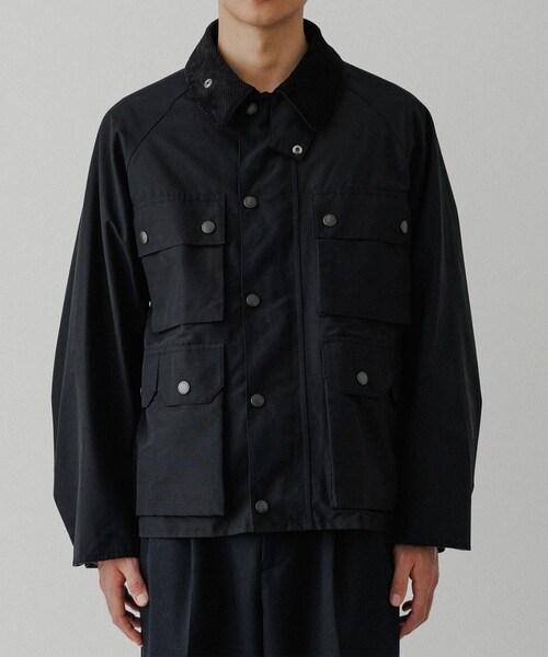 ADAM ET ROPE'(アダムエロペ)の「《別注》【Barbour/バブアー】4POCKET SHORT BLOUSON(ブルゾン・メンズ・ブラック/キャメル・36/38/40/42)」の14枚目の写真