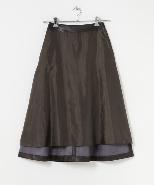 URBAN RESEARCH ROSSO（アーバンリサーチロッソ）の「バックジップフレアスカート（スカート・レディース・LIGHTGRAY/MOCHA/DARKBROWN・36/38）」の20枚目の写真