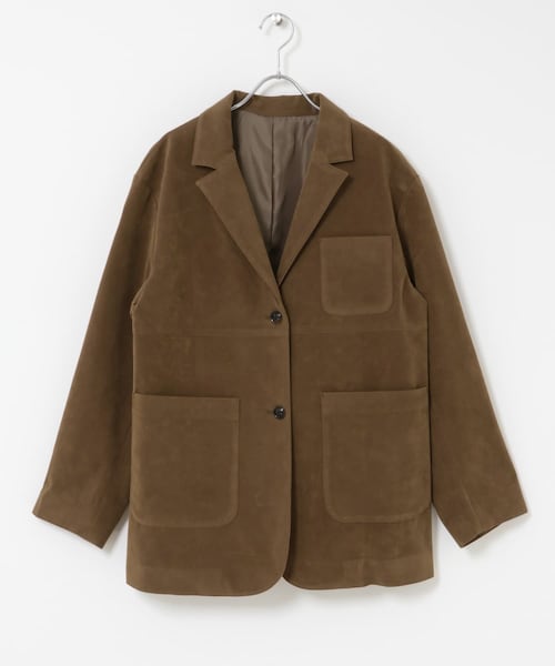 KBF（ケイビーエフ）の「パッチポケットテーラードジャケット（テーラードジャケット・レディース・D.BROWN/CAMEL/CAMEL2・one）」の12枚目の写真