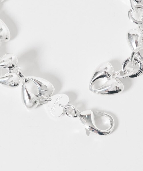 URBAN RESEARCH ROSSO（アーバンリサーチロッソ）の「in mood　HEART LINK -necklace（ネックレス・レディース・sv/gd・-）」の7枚目の写真