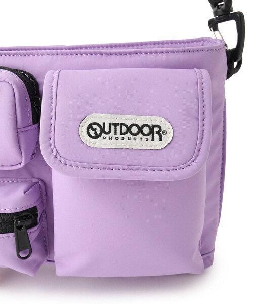 ROPE'（ロペ）の「【OUTDOOR PRODUCTS】別注3WAYサコッシュ（ショルダーバッグ・レディース・ブラック/ベージュ/パープル・F）」の16枚目の写真