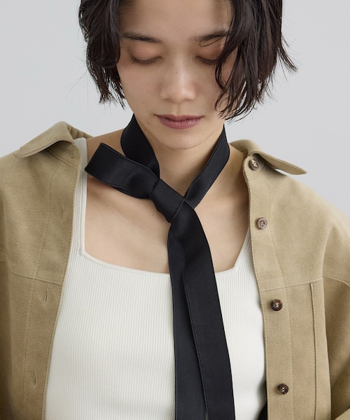 ADAM ET ROPE'（アダムエロペ）の「【J'aDoRe・店舗限定】【La Maison de Lyllis（メゾンドリリス）】RIBBON（その他ヘアアクセサリー・レディース・ブラック/ブルー系・F）」の13枚目の写真