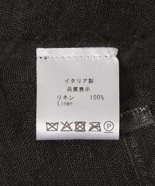 URBAN RESEARCH Sonny Label（アーバンリサーチサニーレーベル）の「イタリア製リネンストール（ストール/ショール・レディース・ベージュ/グレー/ブラック・One）」の9枚目の写真