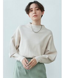 LAGUNAMOON | ボトルネックウエストリブニットプルオーバー(ニット/セーター)