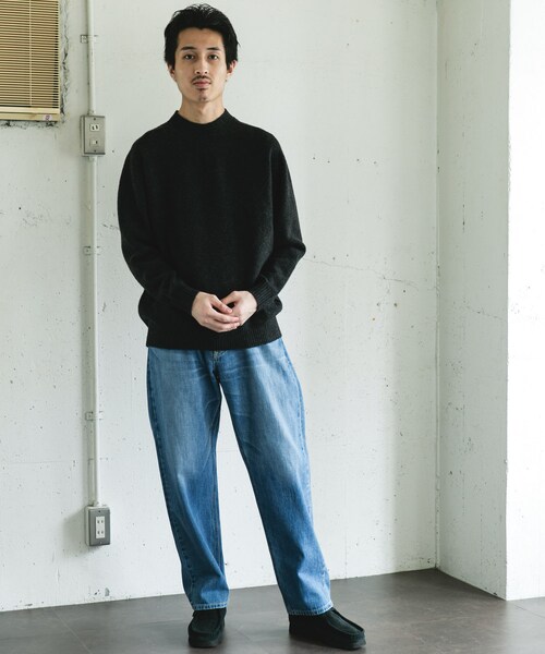 URBAN RESEARCH DOORS(アーバンリサーチドアーズ)の「ウール混もちもちハイネックニット(ニット/セーター・メンズ・OFF BEIGE/YELLOW/BLUE GREEN/CHARCOAL/BORDEAUX/NAVY・M/L)」の14枚目の写真