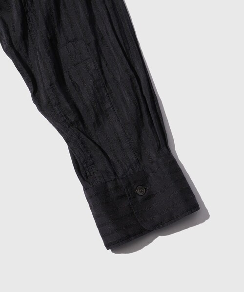 ADAM ET ROPE'(アダムエロペ)の「【HEUGN/ユーゲン】Morris LINO silk Jqd(シャツ/ブラウス・メンズ・チャコール・1/2/3/4)」の10枚目の写真