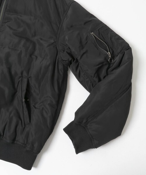 URBAN RESEARCH Sonny Label（アーバンリサーチサニーレーベル）の「FELLEX中綿MA-1ブルゾン（MA-1・メンズ・ブラック/カーキ・M/L/XL）」の14枚目の写真