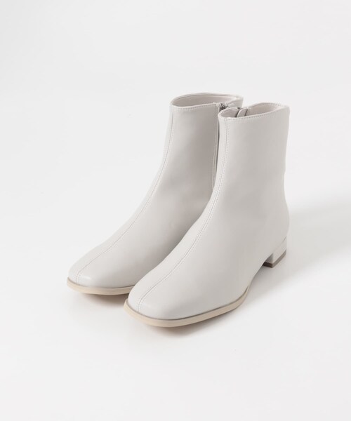 URBAN RESEARCH DOORS（アーバンリサーチドアーズ）の「スタイルアップブーツ（ブーツ・レディース・IVORY/BLACK・36/37/38）」の10枚目の写真