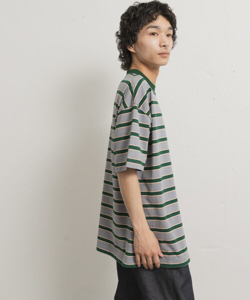 THE GOODLAND MARKET（ザグッドランドマーケット）の「KEIMEN　Strata T-shirts（Tシャツ/カットソー・メンズ・Gray/Blue/Pink・M/L/XL）」の10枚目の写真