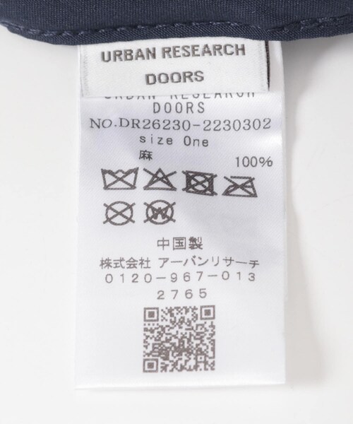 URBAN RESEARCH DOORS（アーバンリサーチドアーズ）の「リネンキャップ（キャップ・レディース・NATURAL/BROWN/NAVY・One）」の16枚目の写真