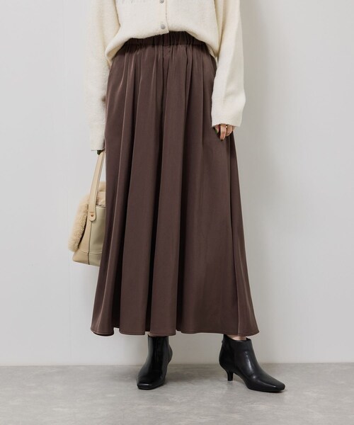 ROPE' PICNIC（ロペピクニック）の「イージースカーチョ/着丈が選べる（その他パンツ・レディース・チャコール/ダークブラウン/ベージュ・M/MT）」の7枚目の写真