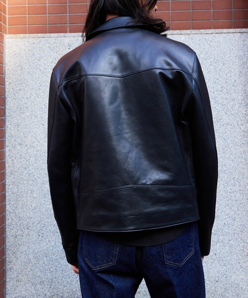 ADAM ET ROPE'（アダムエロペ）の「【HEUGN/ユーゲン】Luther RIDERS（ライダースジャケット・メンズ・ブラック・2/3/4/F）」の15枚目の写真