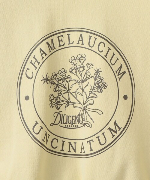 VIS（ビス）の「【DILIGENCE PARLOUR】VIS別注モデルフラワーロゴスウェット【セットアップ対応】（スウェット・レディース・ネイビー/ブルー系/イエロー・F）」の21枚目の写真