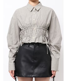 EMODA | サイドリボンストリングシャツ(シャツ/ブラウス)