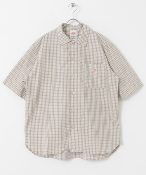 URBAN RESEARCH DOORS（アーバンリサーチドアーズ）の「DANTON　WORK SHIRTS SHORT-SLEEVE（シャツ/ブラウス・メンズ・BEG/GRY/NVY/BRN・42/44）」の13枚目の写真