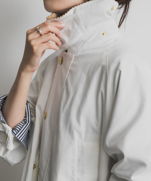 URBAN RESEARCH DOORS（アーバンリサーチドアーズ）の「『別注』Barbour　BEDALE（テーラードジャケット・レディース・white/beige・M）」の14枚目の写真