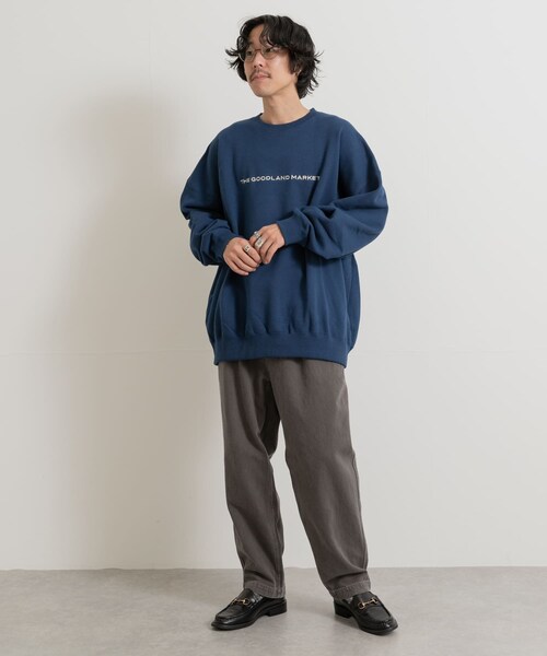 THE GOODLAND MARKET（ザグッドランドマーケット）の「ザ グッドランド マーケット　THE GOODLAND LOGO SWEAT（スウェット・メンズ・D.BLUE/WHITE・M/L/XL）」の19枚目の写真