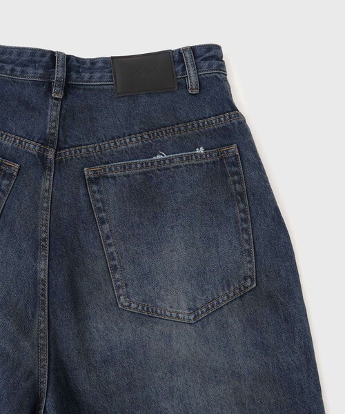 ADAM ET ROPE'(アダムエロペ)の「【CODA/コーダ】DISTRESSED EXTENDED CUT LUFT JEANS(デニムパンツ・メンズ・スミクロ/ブルー系・0/1)」の9枚目の写真
