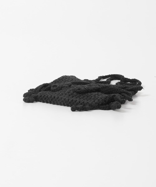 URBAN RESEARCH ROSSO（アーバンリサーチロッソ）の「leinwande　WATTLE CROCHET BAG（その他雑貨・レディース・BLACK/ORANGE・Free）」の6枚目の写真