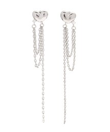 ハートチェーンピアス