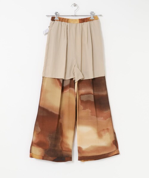 URBAN RESEARCH ROSSO（アーバンリサーチロッソ）の「CHIGNON　グラデーションカラーワイドパンツ（その他パンツ・レディース・ORANGE/NAVY・FREE）」の22枚目の写真