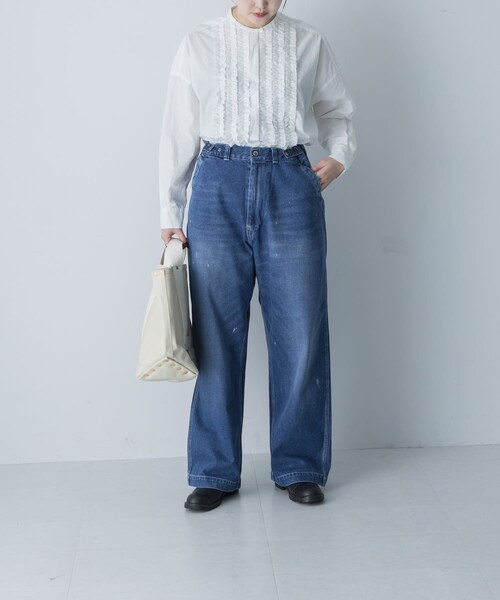 かぐれ(カグレ)の「ordinary fits BELL PANTS(デニムパンツ・レディース・USED・28/30)」の7枚目の写真