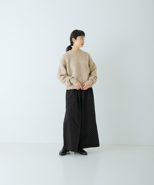 かぐれ（カグレ）の「ドットコーデュロイワイドパンツ（その他パンツ