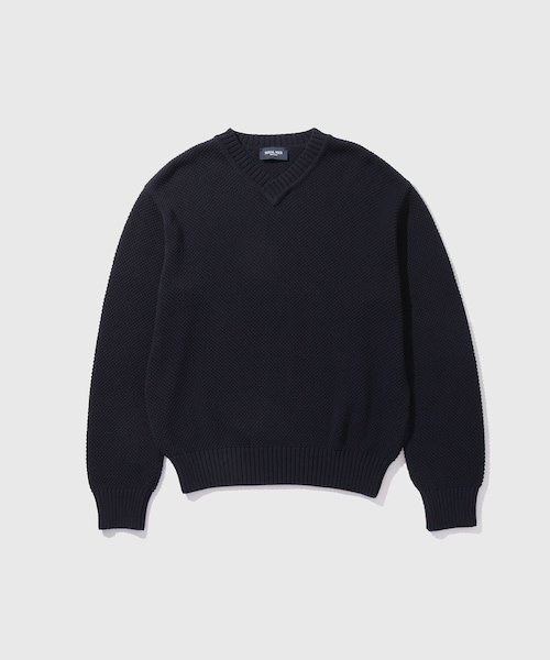 ADAM ET ROPE'(アダムエロペ)の「【ROYAL MER for WILD LIFE TAILOR】EX LYAM(ニット/セーター・メンズ・キナリ/ネイビー・L/M)」の3枚目の写真