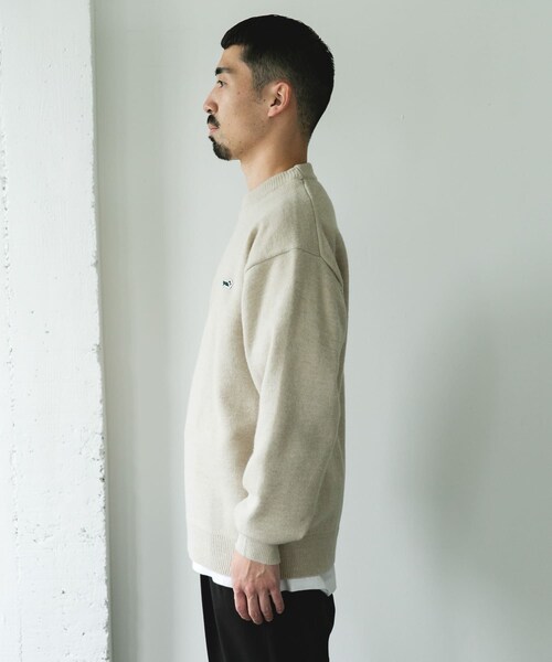 URBAN RESEARCH DOORS(アーバンリサーチドアーズ)の「『別注』PENNEYS×DOORS THE FOX クルーネックスフレニット(ニット/セーター・メンズ・ECRU/CHERRY/NAVY/CHARCOAL・M/L/XL)」の15枚目の写真