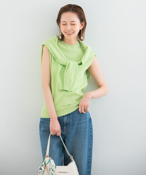 URBAN RESEARCH ROSSO（アーバンリサーチロッソ）の「GICIPI　OPALE（ニット/セーター・レディース・Lavender/Buio/Carbon/Pistachio/Bianco・1）」の3枚目の写真