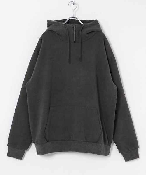 URBAN RESEARCH(アーバンリサーチ)の「dDdDdDd FADE HALFZIP HOODIE SWEAT(パーカー・メンズ・GRAY/WHITE/BLACK/NAVY・S/M/L/XL/XXL)」の2枚目の写真