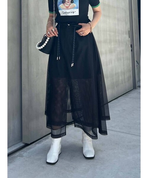 PAMEO POSE Drawstring Skirt スカート - フレアスカート