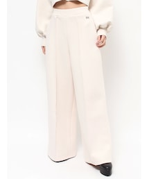 EATME | センタープレスワイドパンツ（セットアップ可能）(その他パンツ)