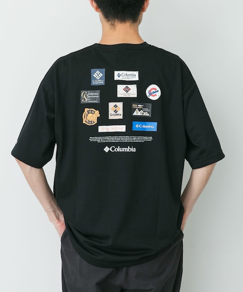 URBAN RESEARCH DOORS(アーバンリサーチドアーズ)の「Columbia スタックブルックグラフィック ショートスリーブTシャツ(Tシャツ/カットソー・メンズ・NAVY/BLACK/GREEN/WHITE・M/L/XL)」の2枚目の写真