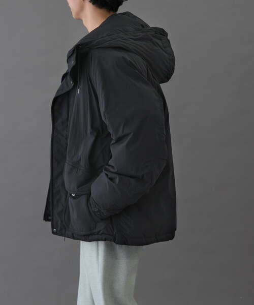 URBAN RESEARCH DOORS(アーバンリサーチドアーズ)の「FORK&SPOON SORONAフーディーブルゾン(ブルゾン・メンズ・BLACK/SAND/BROWN・4/5)」の9枚目の写真