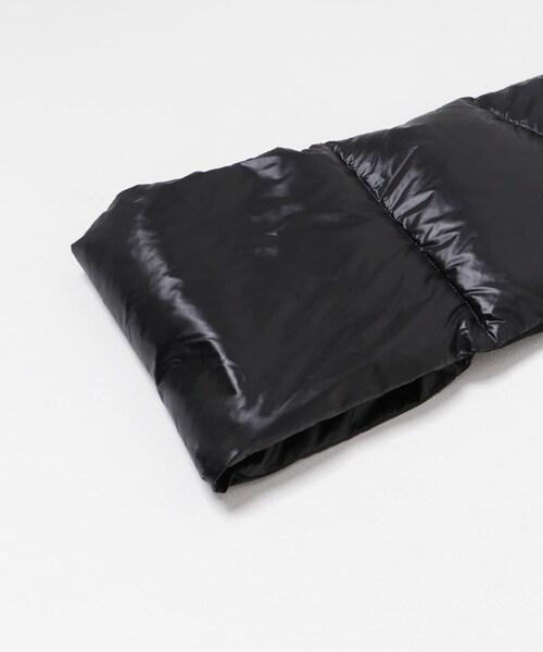 ITEMS URBANRESEARCH（アイテムズ アーバンリサーチ）の「ダウンマフラー（マフラー・メンズ・KHK/BLK・-）」の6枚目の写真