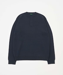ADAM ET ROPE' | HENLEY NECK KNIT(ニット/セーター)