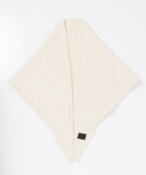 SENSE OF PLACE by URBAN RESEARCH(センスオブプレイスバイアーバンリサーチ)の「ビッグニットストール(ストール/ショール・レディース・IVORY/CHARCOAL/BROWN・One)」の1枚目の写真