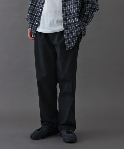 URBAN RESEARCH DOORS（アーバンリサーチドアーズ）の「FORK&SPOON　イージーチノパンツ（チノパンツ・メンズ・BLACK/SAGE・4/5）」の9枚目の写真