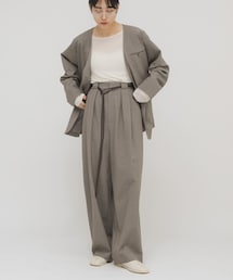 KBF | 『2サイズ展開』ベルトSETスラックス(その他パンツ)