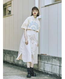 jouetie | カレッジレイヤードシャツワンピース(ワンピース)