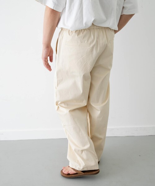 URBAN RESEARCH Sonny Label(アーバンリサーチサニーレーベル)の「タイプライターイージーワイドパンツ(その他パンツ・メンズ・オフ/ブラック/カーキ・M/L)」の8枚目の写真