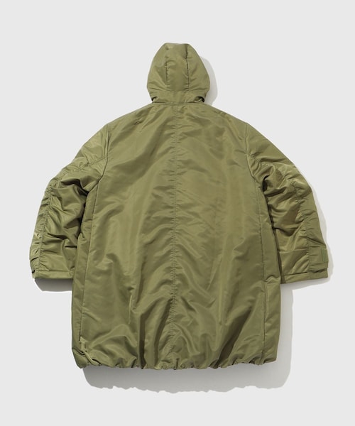 SandWaterr/サンドウォーター】RESEARCHED PADDED COAT / NYLON SATIN