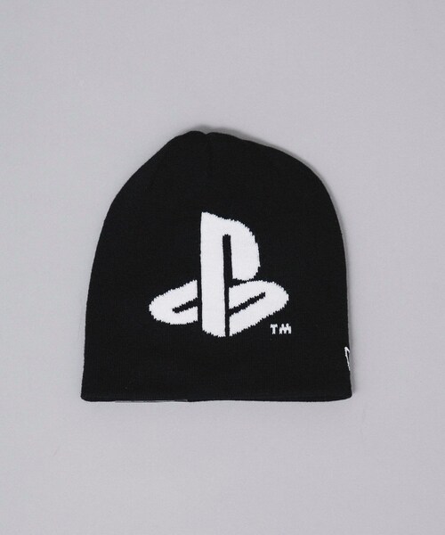 URBAN RESEARCH（アーバンリサーチ）の「New Era　BASIC BEANIE PLAYSTATION（ニットキャップ/ビーニー・メンズ・PSFM BLK・One）」の2枚目の写真